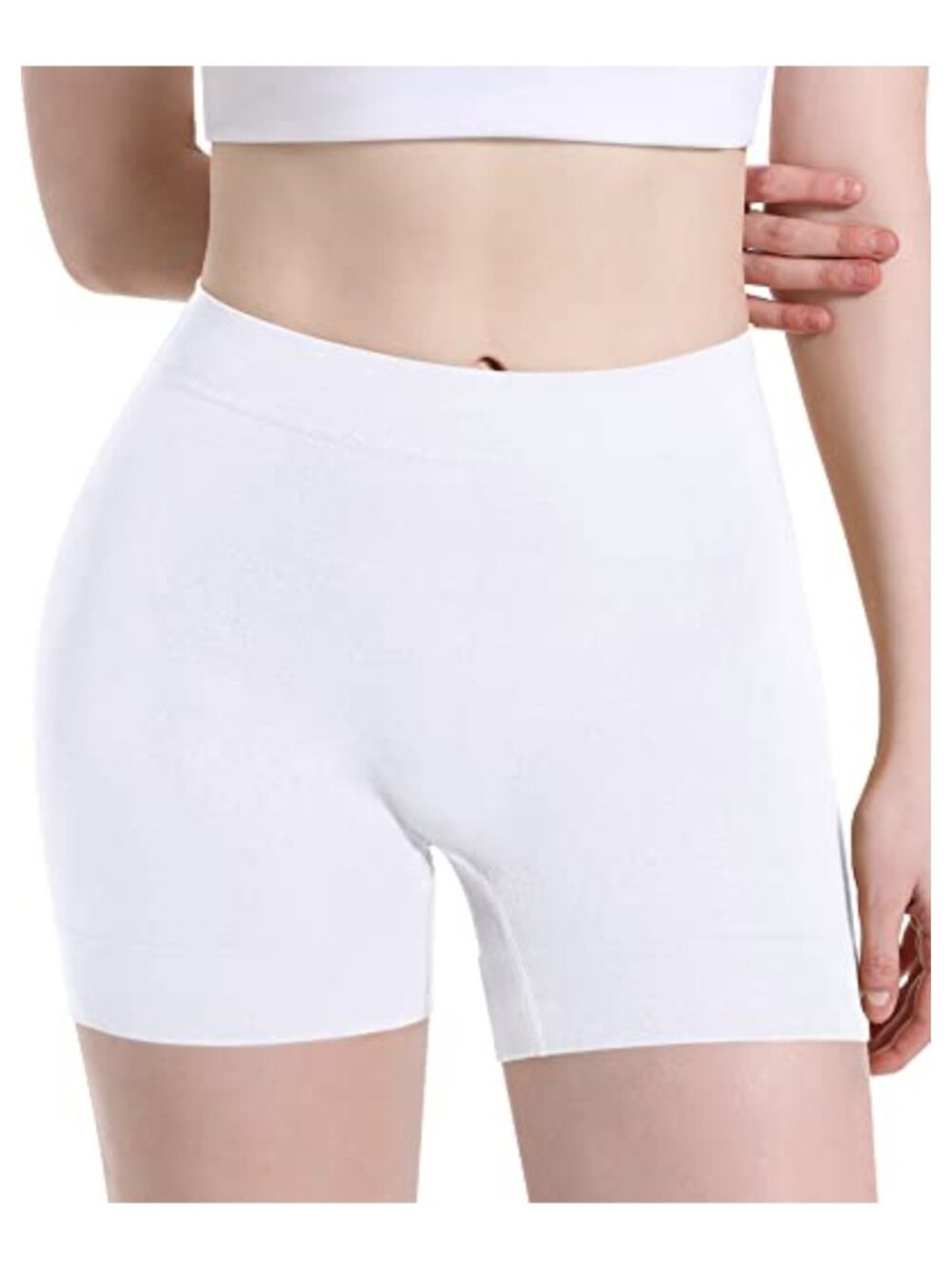 Nylon Spandex Anti Chafing Slip Shorts Seamless Smooth Under Dress Women